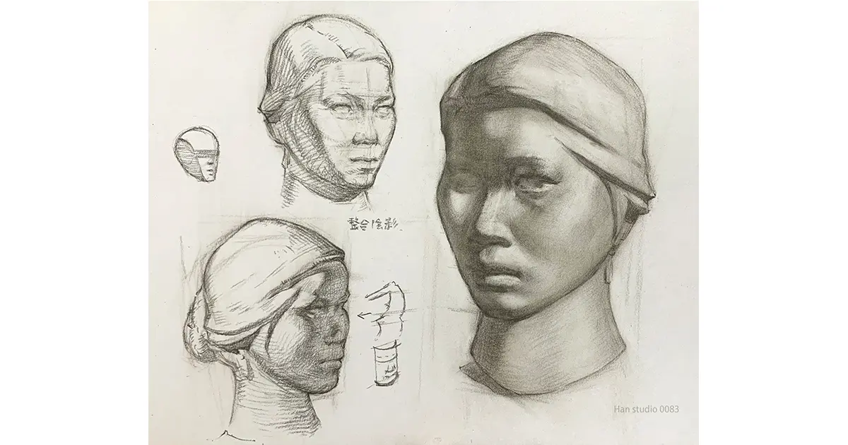 頭像石膏 ，網站封面 1